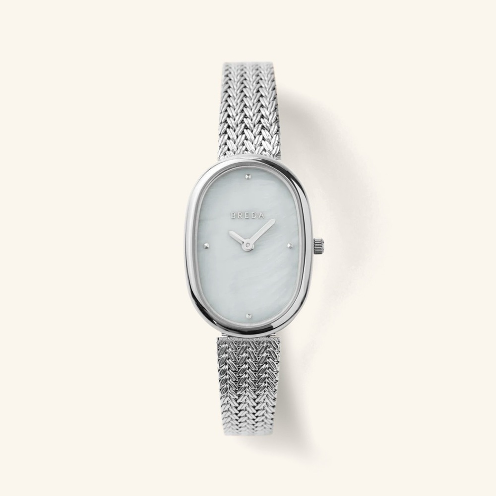 Breda Jane Watch Tethered Silver
